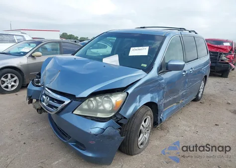 2007 Honda Odyssey Ex-L z USA, uszkodzony, nr VIN 5FNRL38627B070247